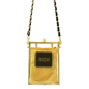 Rich Luxury Acrylic Clear Crossbody Pursue